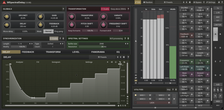 Melda MSpectralDelay