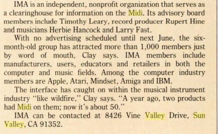 Extracto Infoworld abril 1984