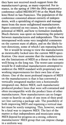 The MIDI Phenomenon Author(s): Gareth Loy Source: Computer Music Journal, Vol. 9, No. 4 (Winter, 1985), pp. 8-2