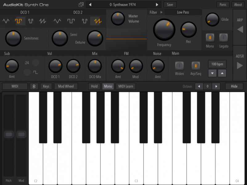 Synth One, sinte open source con AudioKit Pro