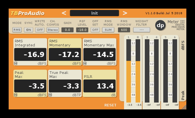 dpMeter 3 de TBProAudio