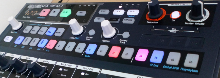 Detalle de Arturia Drumbrute Impact