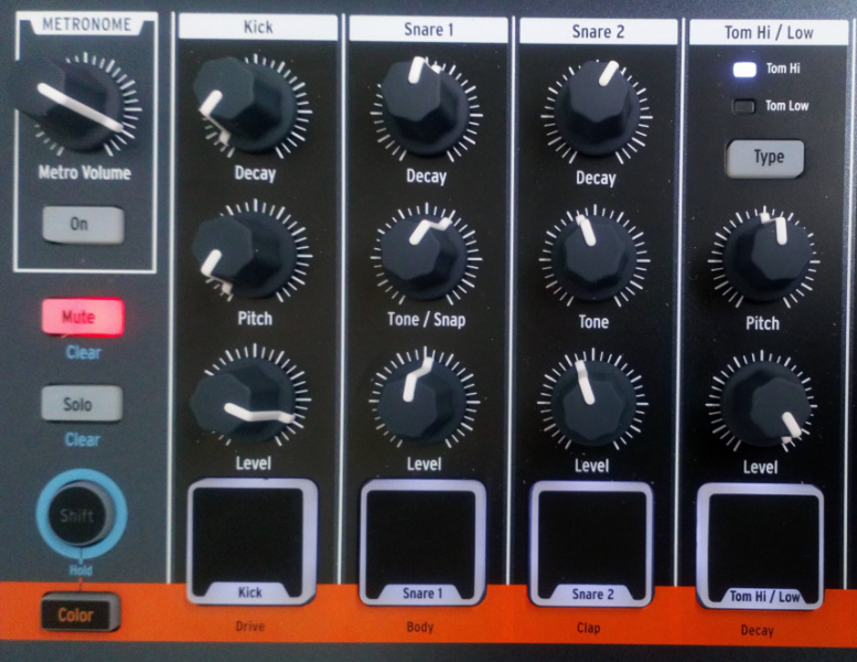 Detalle de Arturia Drumbrute Impact