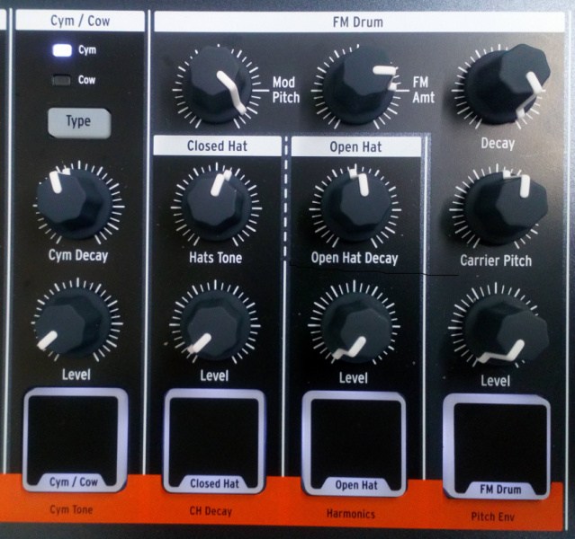 Detalle de Arturia Drumbrute Impact