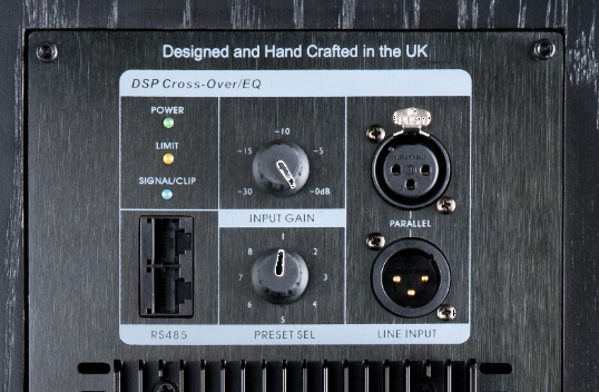 OS Acoustics BD7, panel trasero