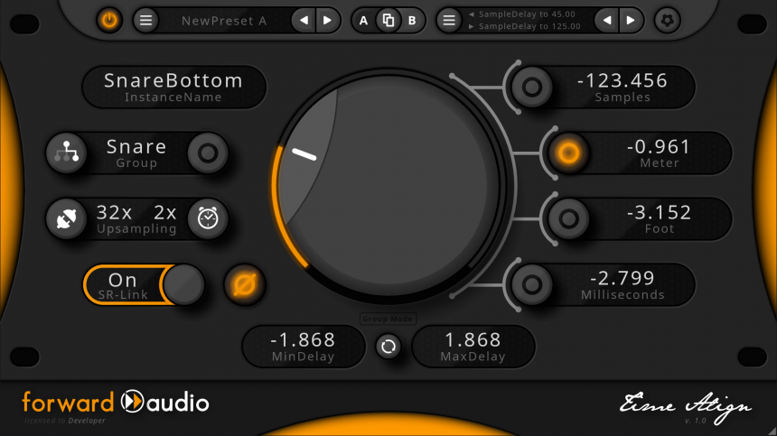 FaTimeAlign de forward audio