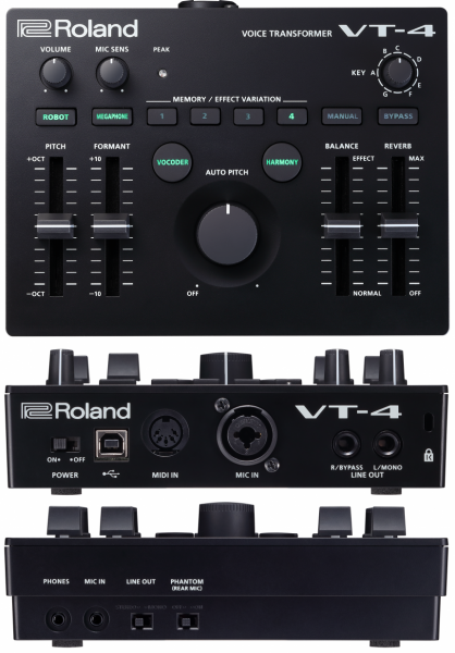 Roland VT-4, nuevo transformador de voz | Hispasonic