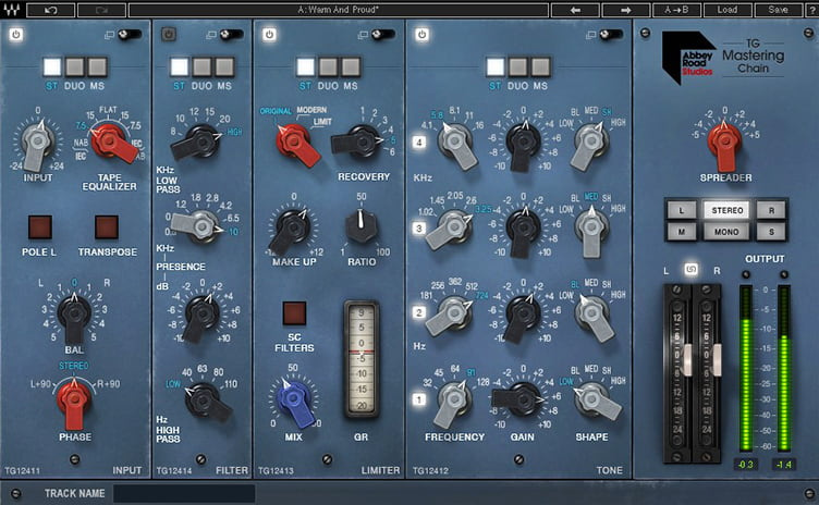 Waves TG Mastering Chain