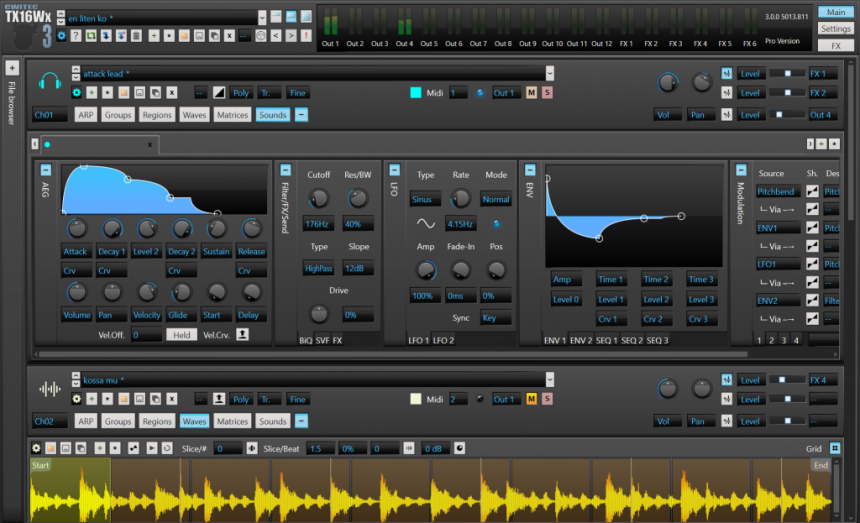 TX16Wx, un sampler gratuito en plugin
