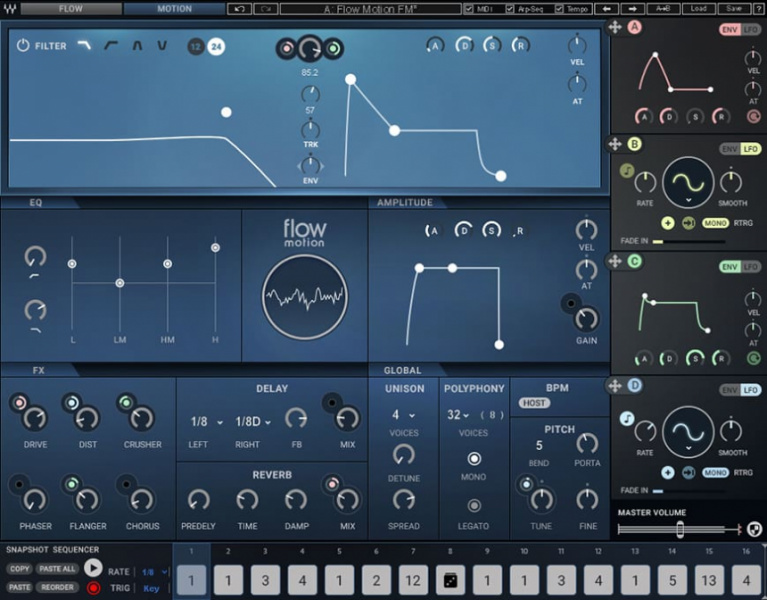 Waves Flow Motion FM Synth