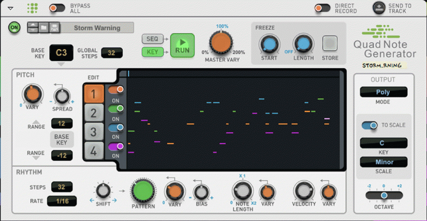 Propellerhead Quad Generator Player