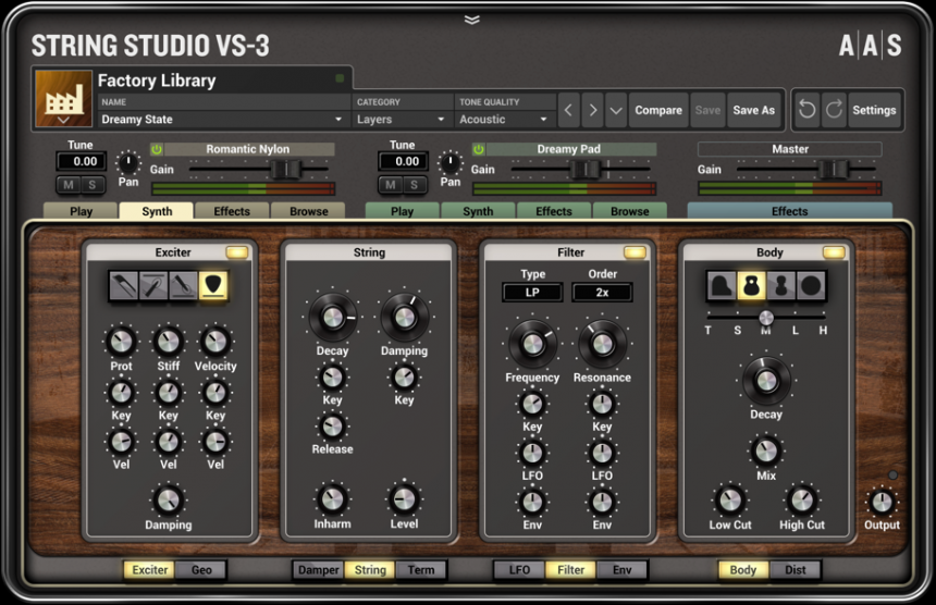 String Studio VS-3 sinte