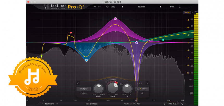FabFilter Pro-Q 3, Producto del Año 2018
