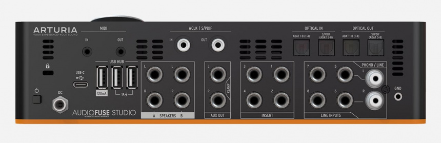 AudioFuse Studio trasera