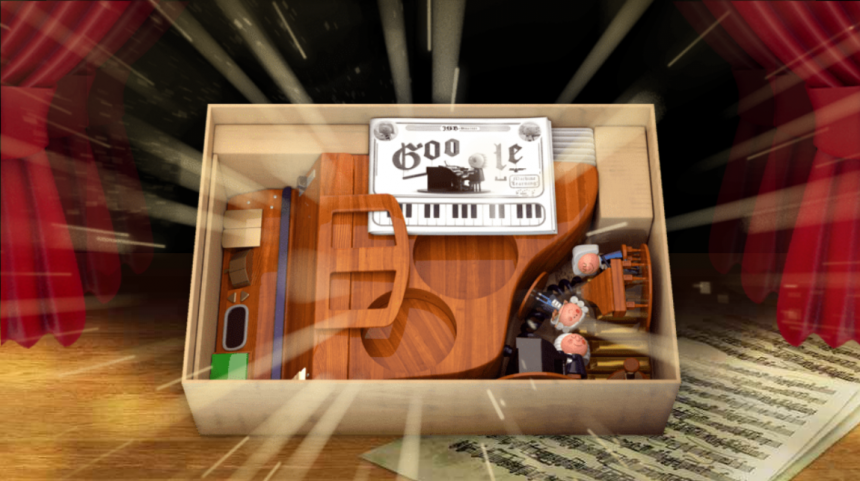 Bach en el doodle de hoy