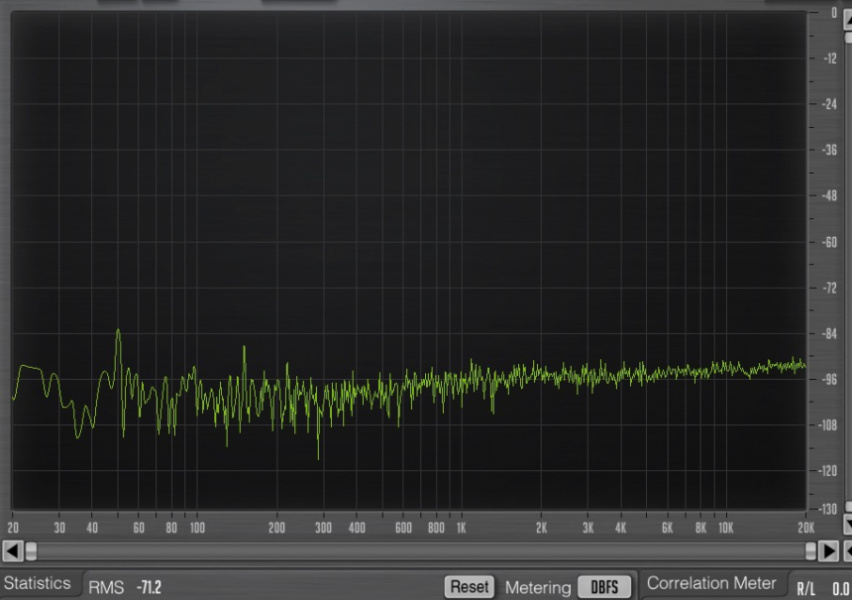 Ruido residual del 76-KT con pad