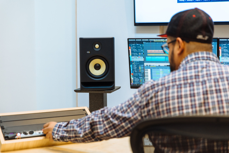 KRK entorno grabación