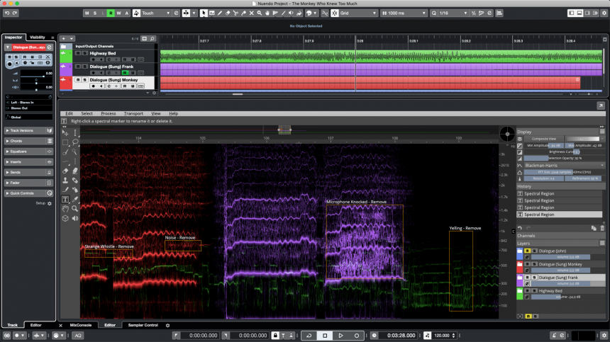 como exportar todo el audio en wavelab pro 9.5