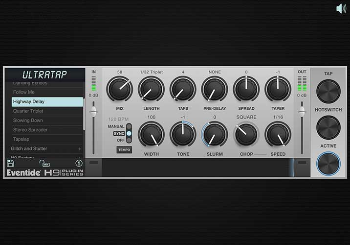 Eventide UltraTap iOS