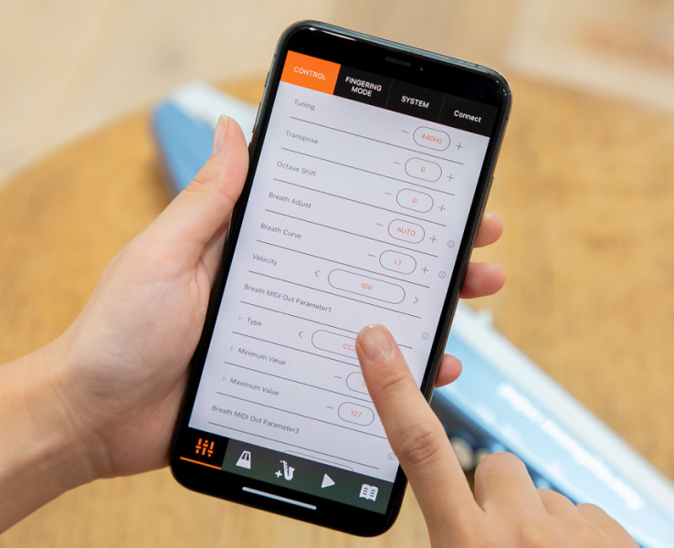 App para Aerophone mini AE-01