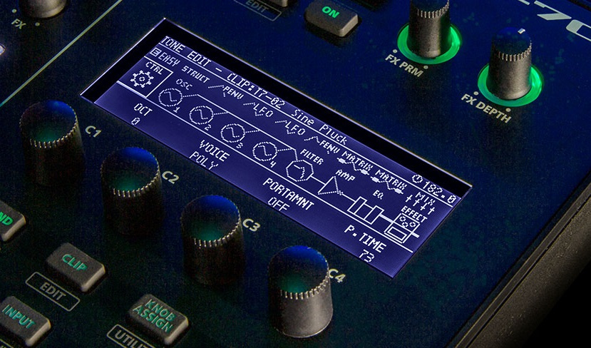 Roland MC-707, edición de sonidos