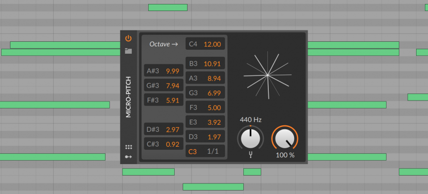 Bitwig Studio 3.1 Micro-Pitch