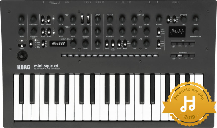 Korg Minilogue XD, Producto del Año 2019 en Hispasonic