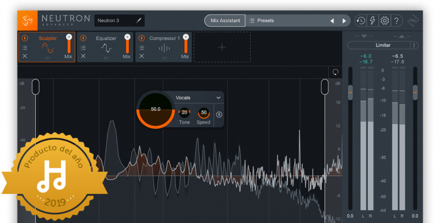 iZotope Neutron 3, Producto del Año 2019 en Hispasonic