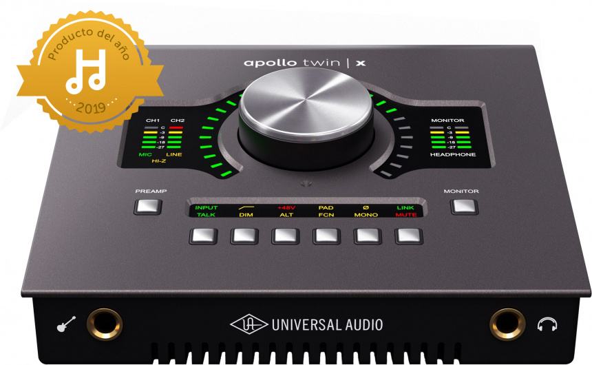 Universal Audio Apollo Twin X, Producto del Año 2019 en Hispasonic