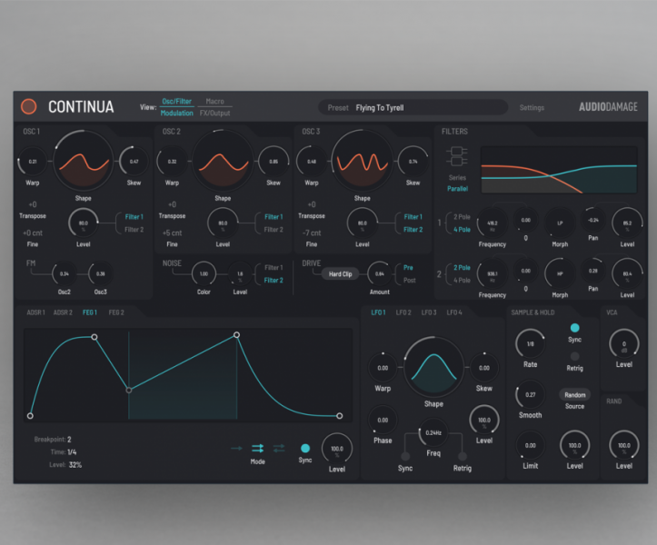 Audio Damage Continua