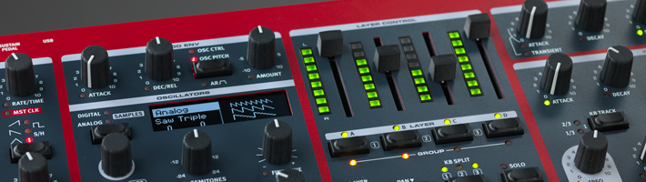 Nord Wave 2 controles