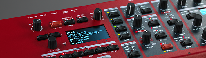 Nord Wave 2 pantalla