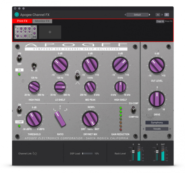 Apogee ECS Channel Strip