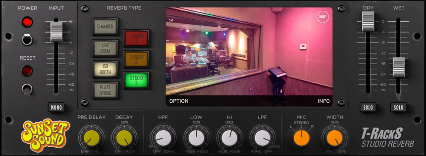 IK Sunset Sound Studio Reverb