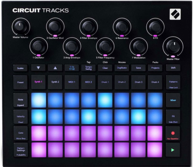 Imagen filtrada de Novation Circuit Tracks