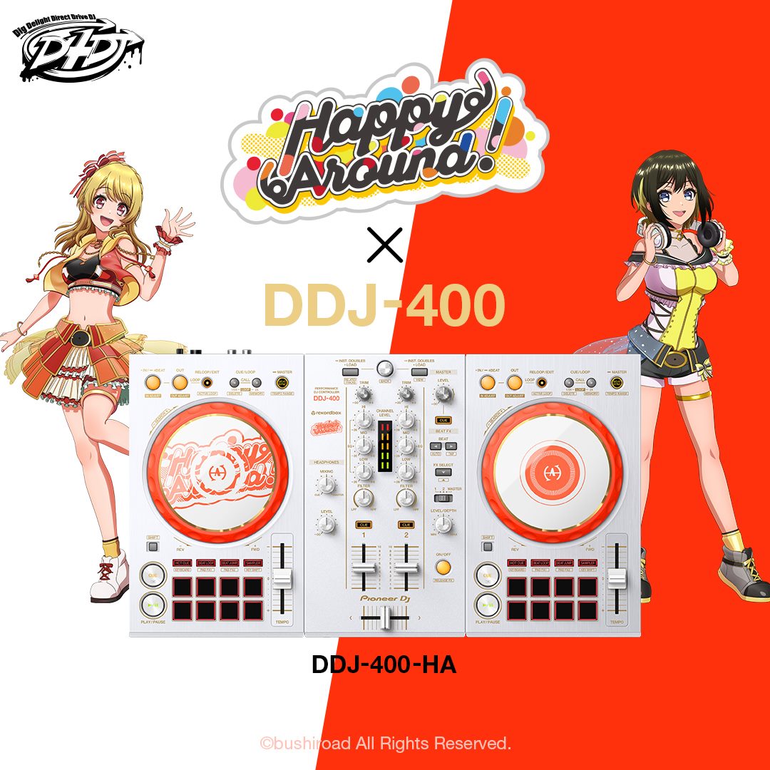 Pioneer DDJ-400-HA edición limitada anime