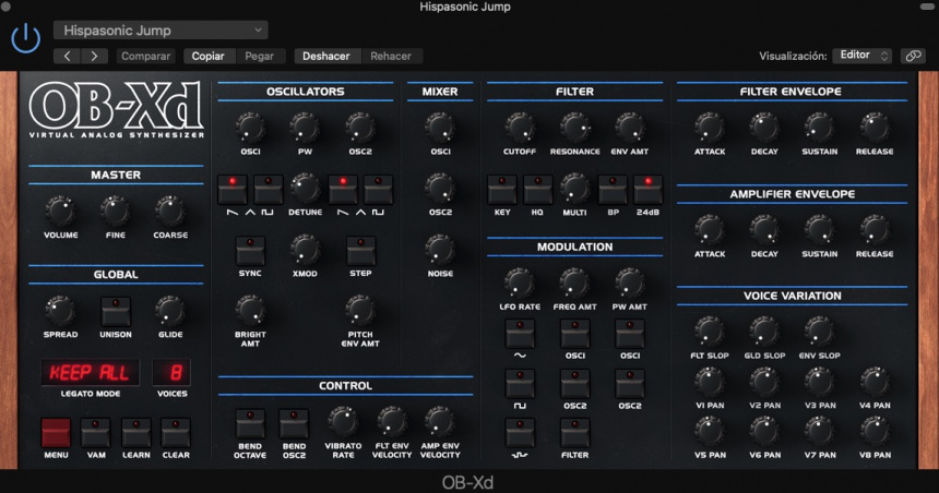 Hispasonic - Jump de Van Halen en OBX-D