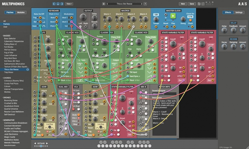 Applied Acoustic Systems Multiphonics CV-1