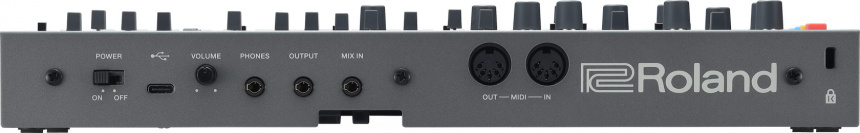 Roland JX-8P, conexiones traseras