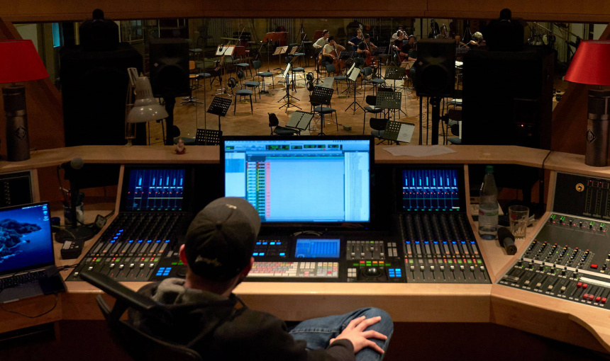 Grabación de Orchestral Strings de Bitwig