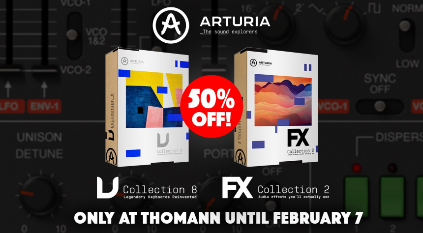 Arturia V-Collection 8 Y FX Collection 2 A Mitad De Precio En Thomann ...