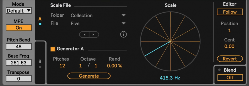 Ableton Live Microtuner