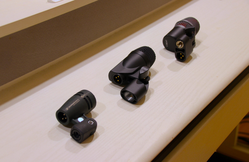 Sennheiser e604, Presonus ST-4 y SE Electronics V Beat