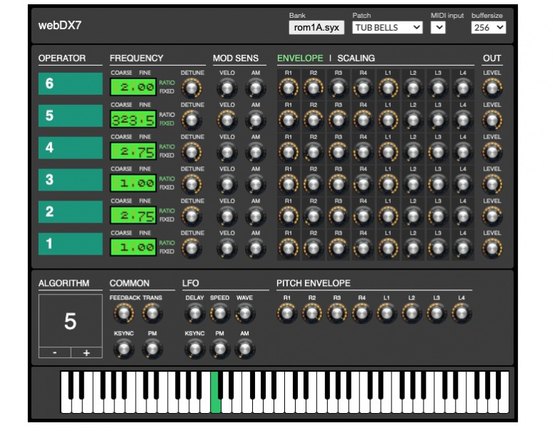 Preset Tub Bells del Anthem de Top Gun