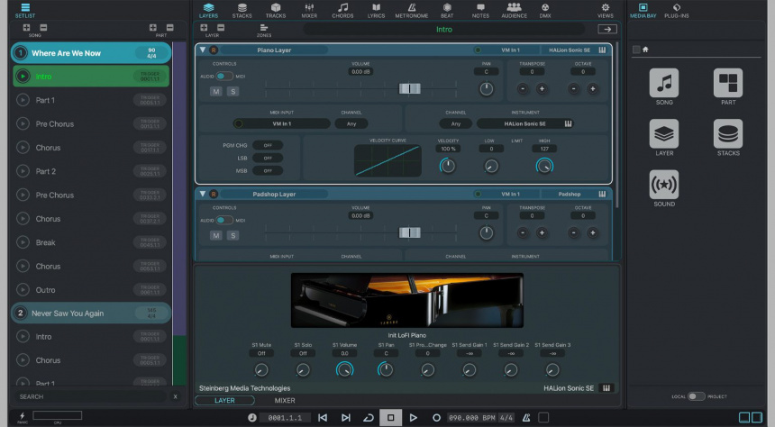 Steinberg VST Live 01