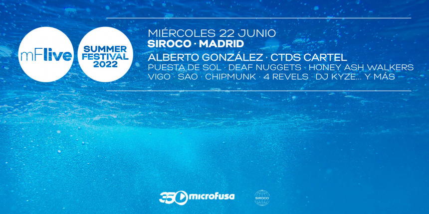 Cartel Festival Microfusa Madrid 2022