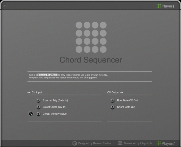 Reason Studios Chord Sequencer