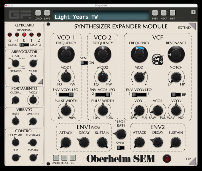 Gforce Oberheim SEM