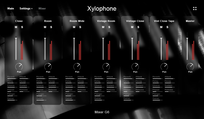 Muze Xylophone Mixer
