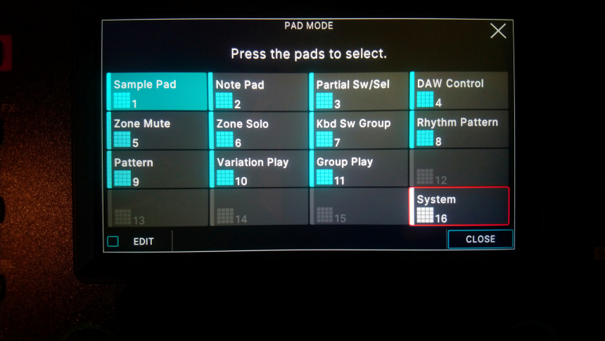 Roland serie Fantom-0